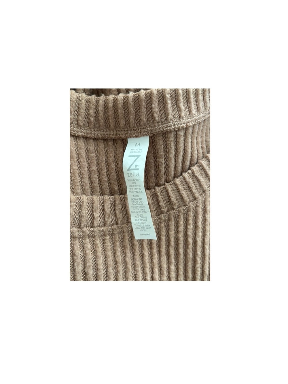 Zella Ribbed Crop Top - Picture 4 of 4